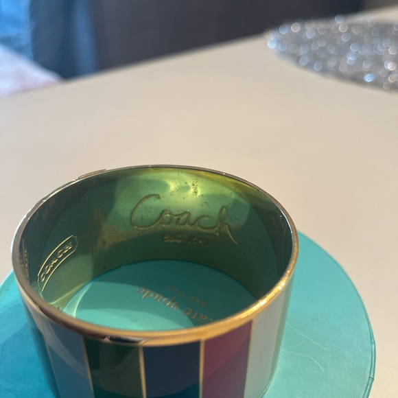 Coach multicolor striped bangle - Picture 3 of 4
